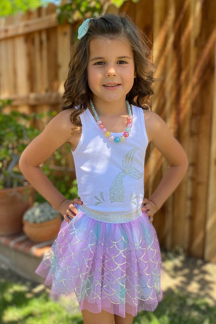 Sparkle Sisters by Couture Clips - Little Mermaid Tutu: 2-6 year