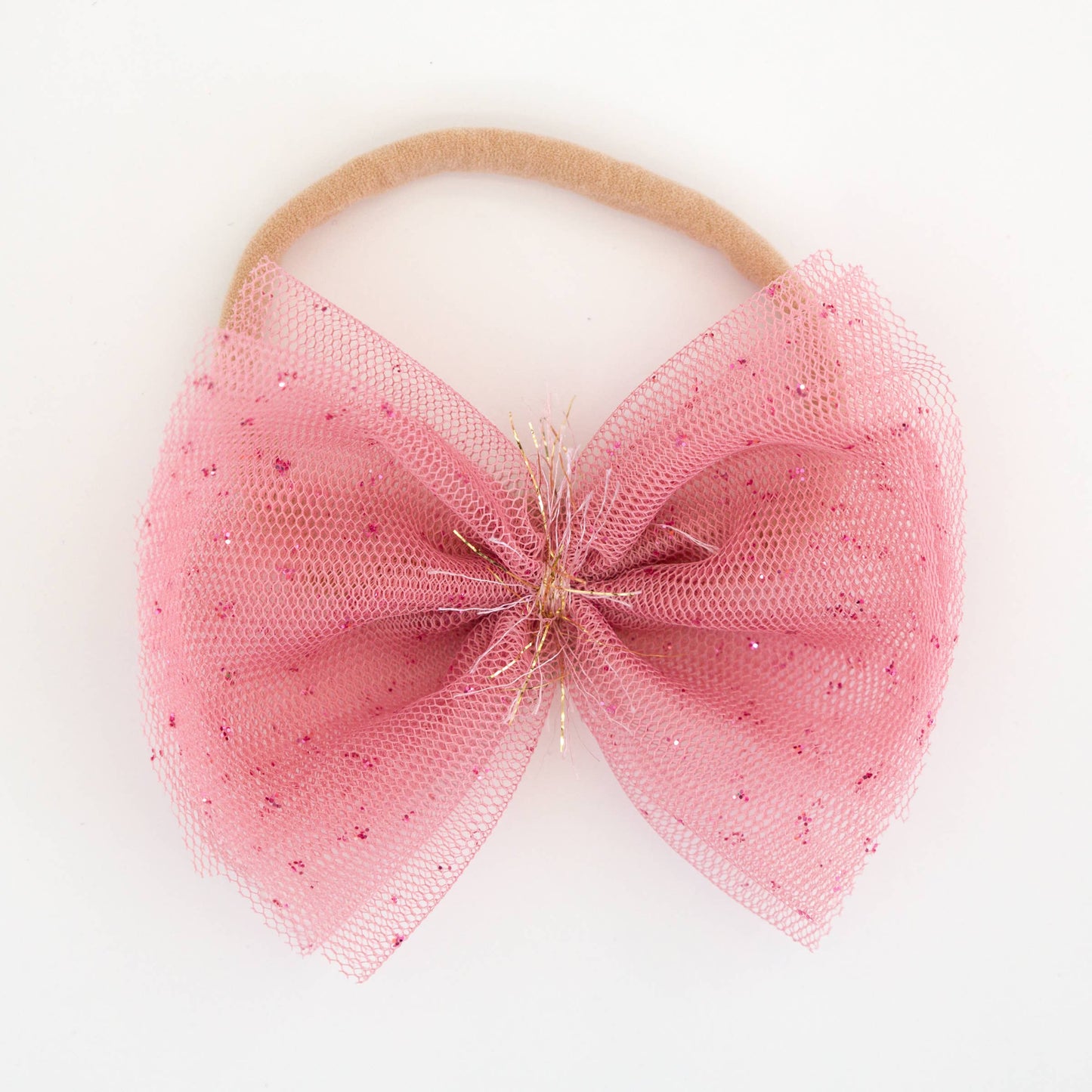 oh baby! - Blush/Blush Glinda Bow Nylon Headband: One size / CHAMP