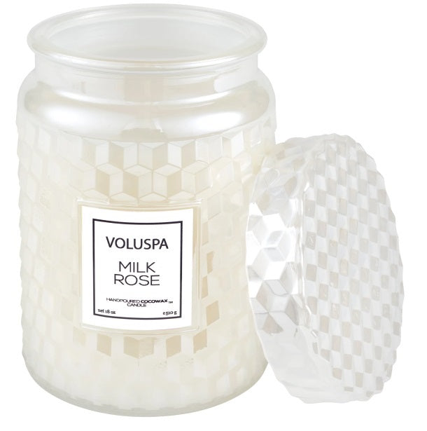 Milk Rose Large Candle