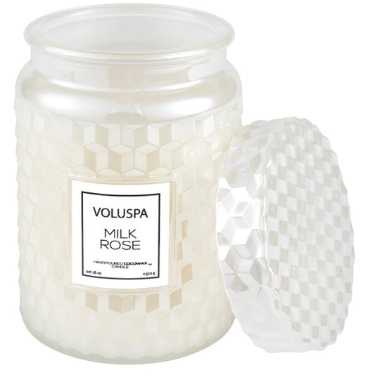 Milk Rose Large Candle