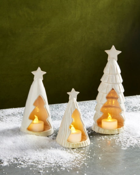 LG Ceramic Tree Votive Holders