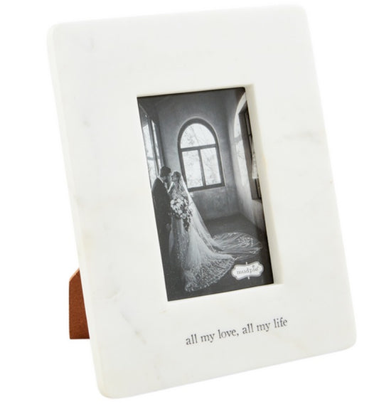 All My Love Marble Frame