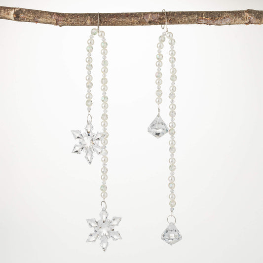 BEADED CRYSTAL ORNAMENT