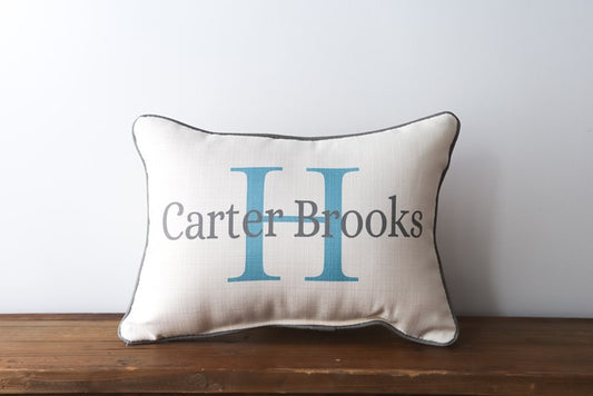 PERSONALIZE ME!  Classic Boy Name Pillow
