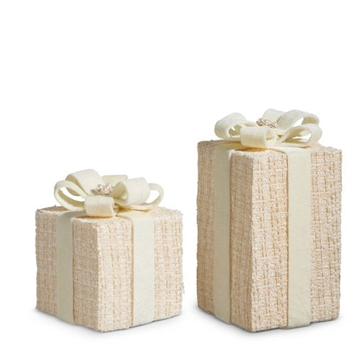 Cream Tweed Packages