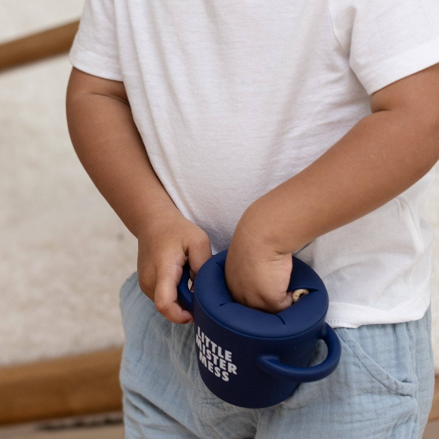 Little Mister Mess Happy Snacker: Blue
