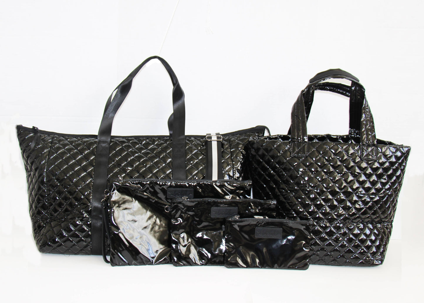 The Debra Diamond Weekender Glossy Black