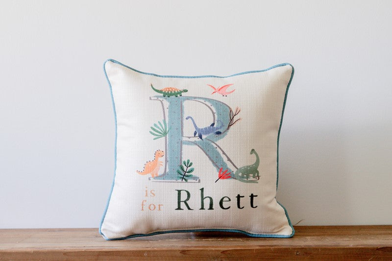 PERSONALIZE ME! Dinosaur Pillow