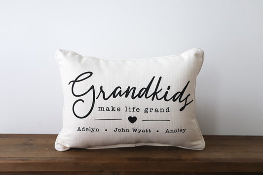 PERSONALIZE ME! Grandkids Personalized Pillow