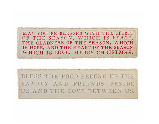 Reverse Blessing Table Runner