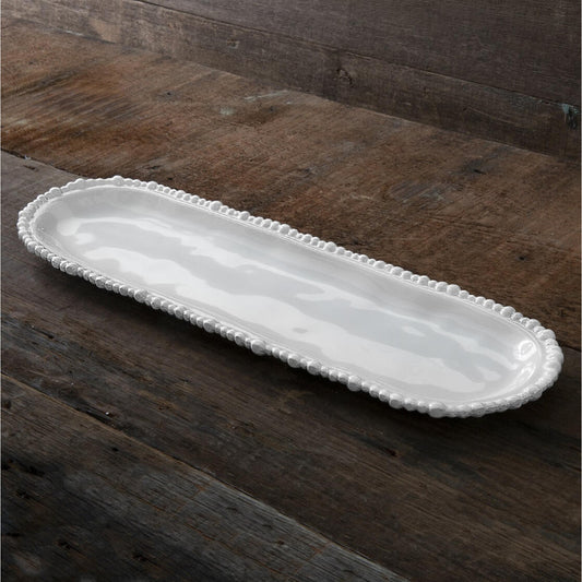 VIDA Alegria Medium Baguette Platter (White)