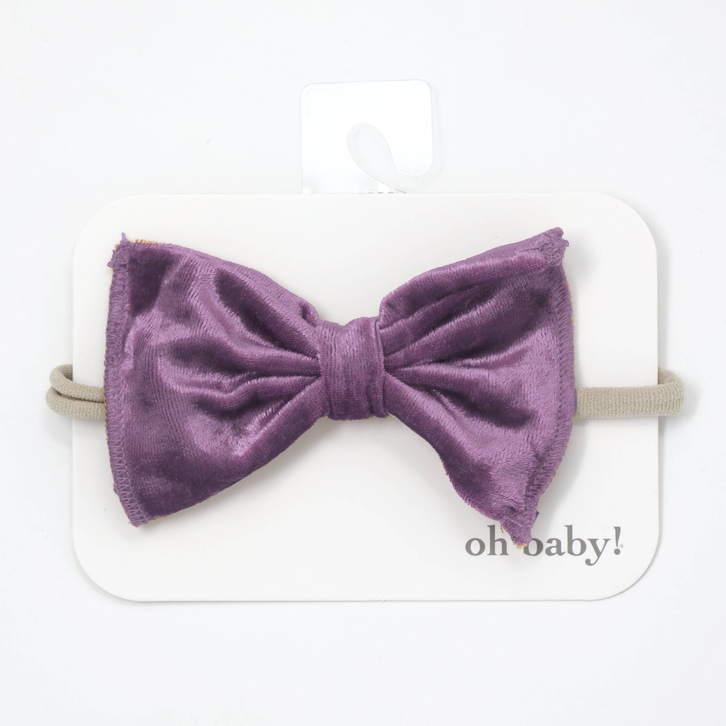 Velvet Bow Nylon Headband: One size / LAVDU