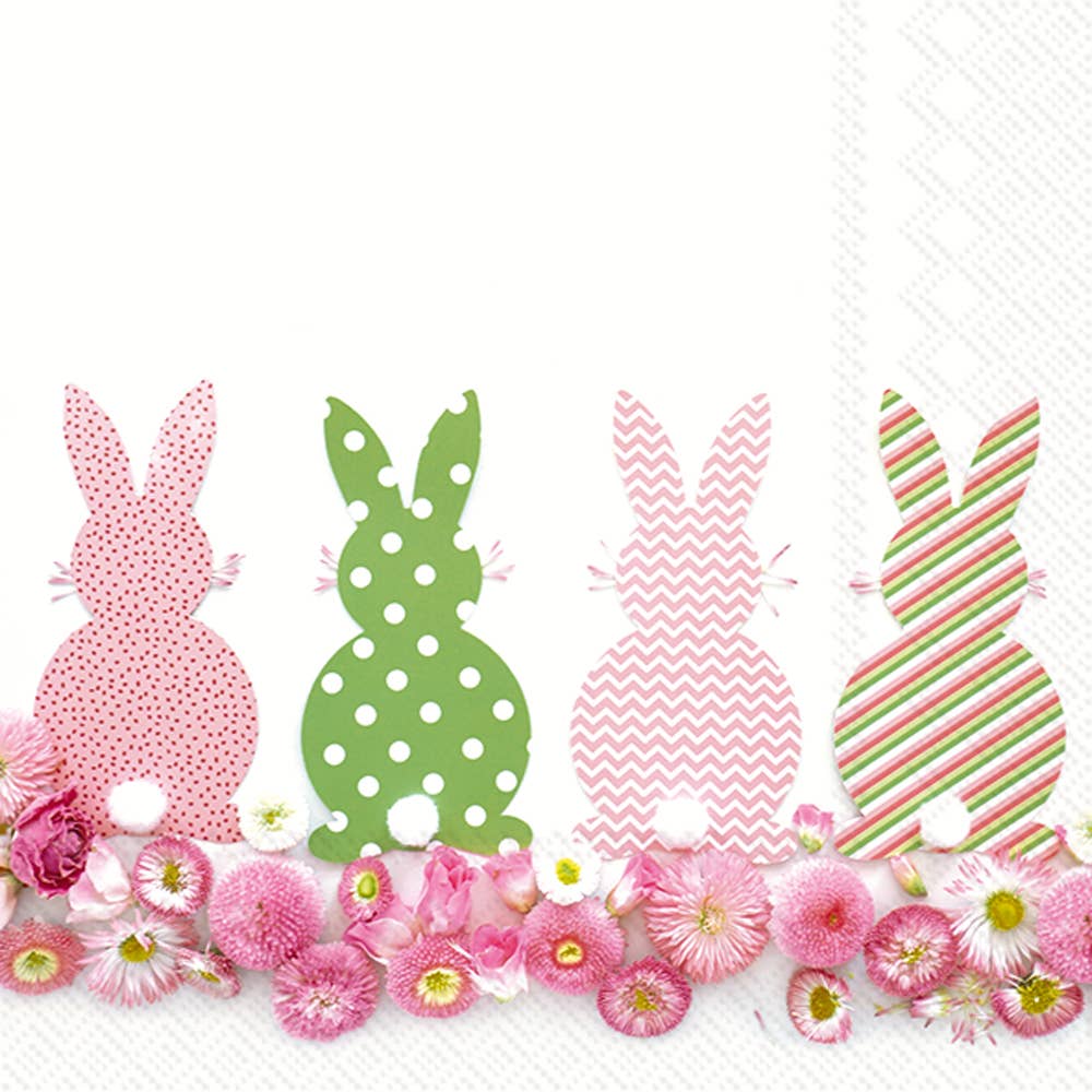 Paper Cocktail Napkins Pack Of 20 Easter Daisy Day