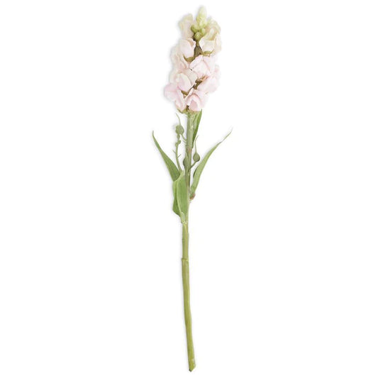 20.5 Inch Pink Stock Flower Stem