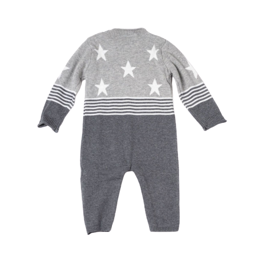 Stars and Stripes Sweater Romper - Baby