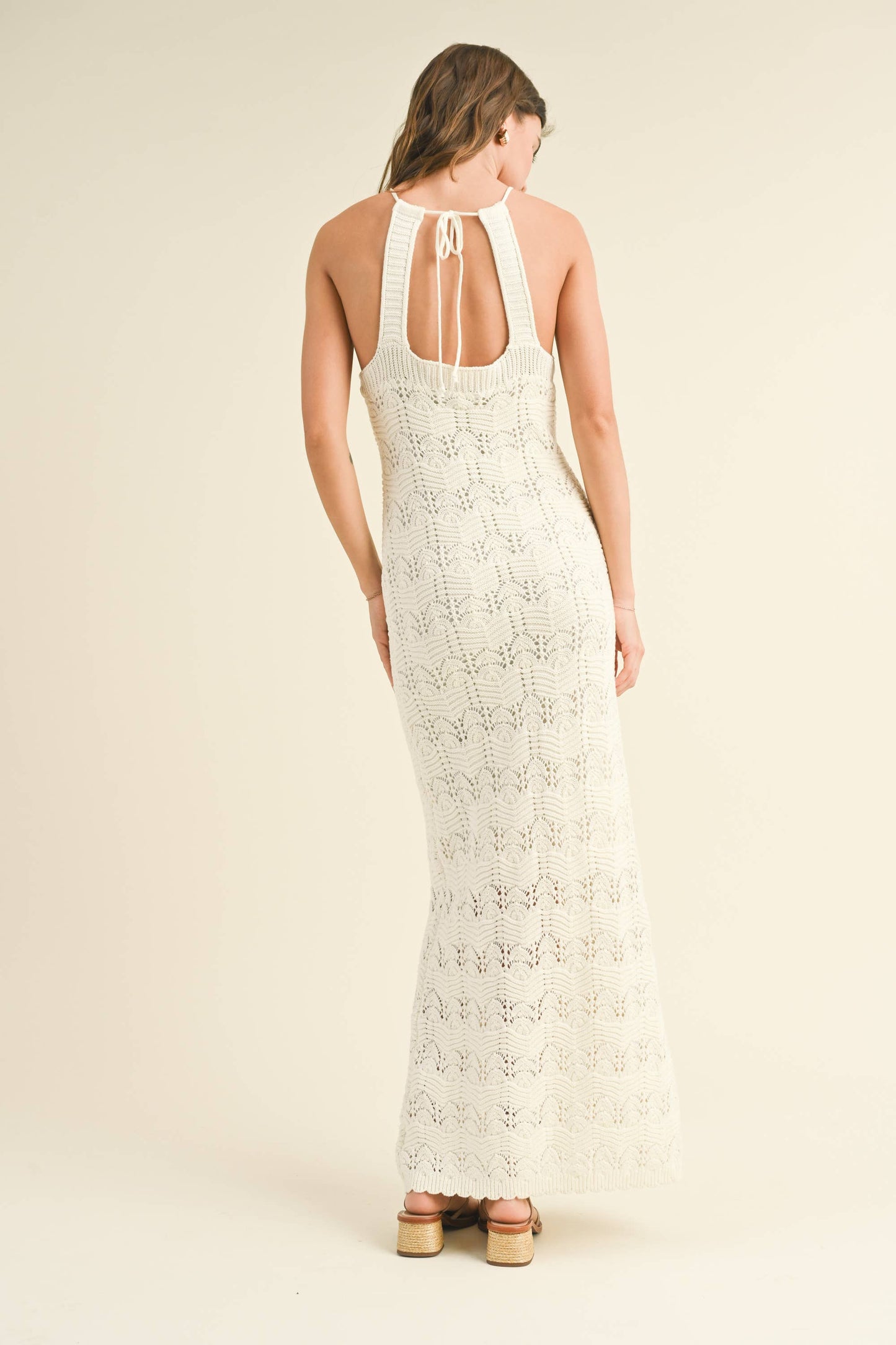 CROCHET KNITTED LONG DRESS