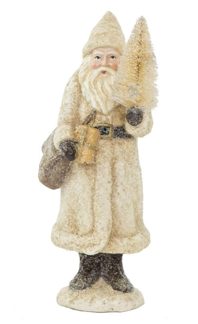 Gold Glitter Santa