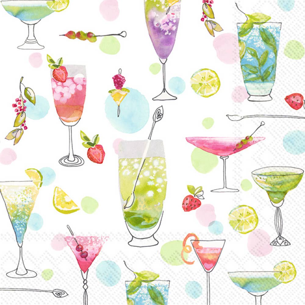 Boston International - Paper Cocktail Napkins Pack of 20 Cocktails For Her