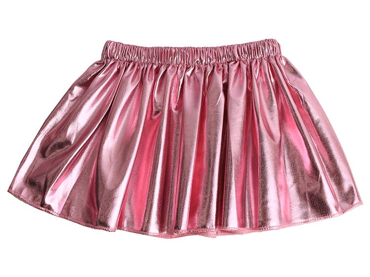 Sparkle Sisters by Couture Clips - Metallic Skirt: Pink / 7/8 year