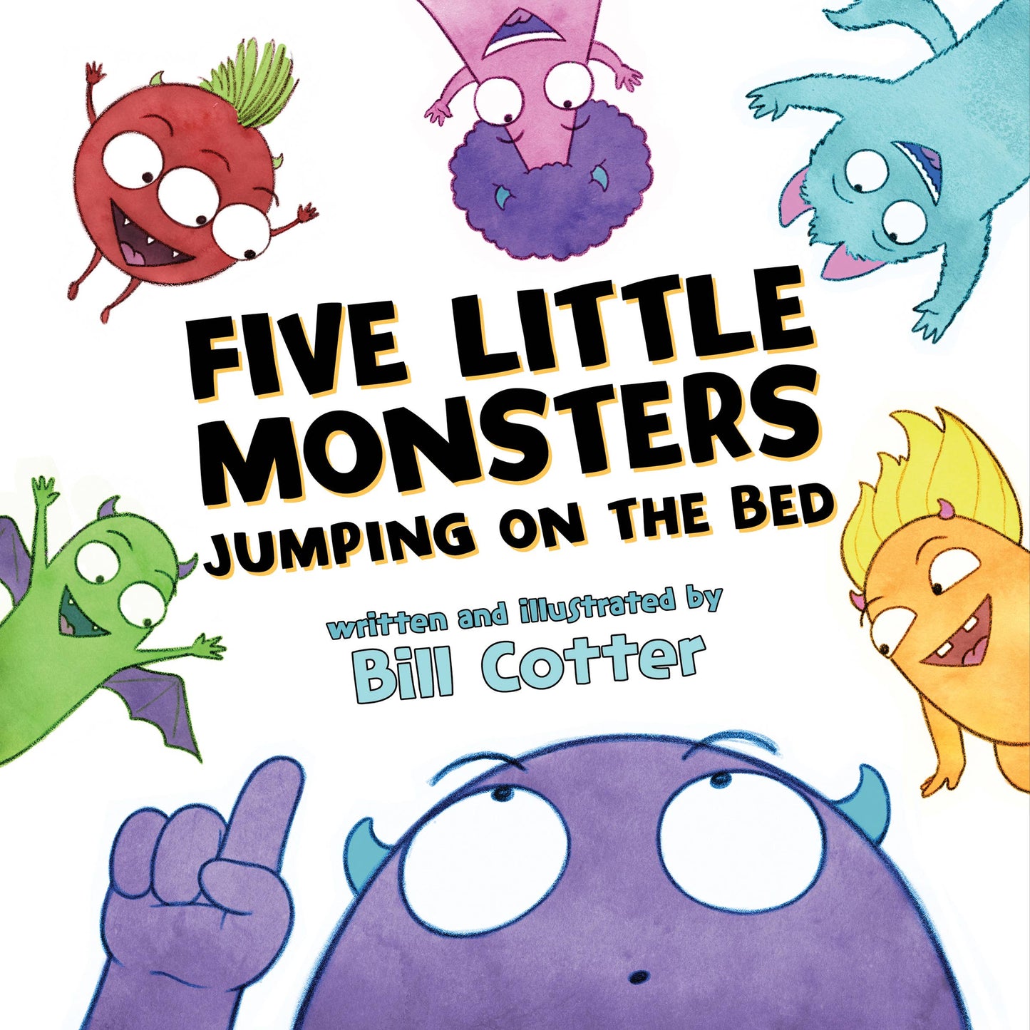 Sourcebooks - Five Little Monsters Jumping on the Bed (BBC)