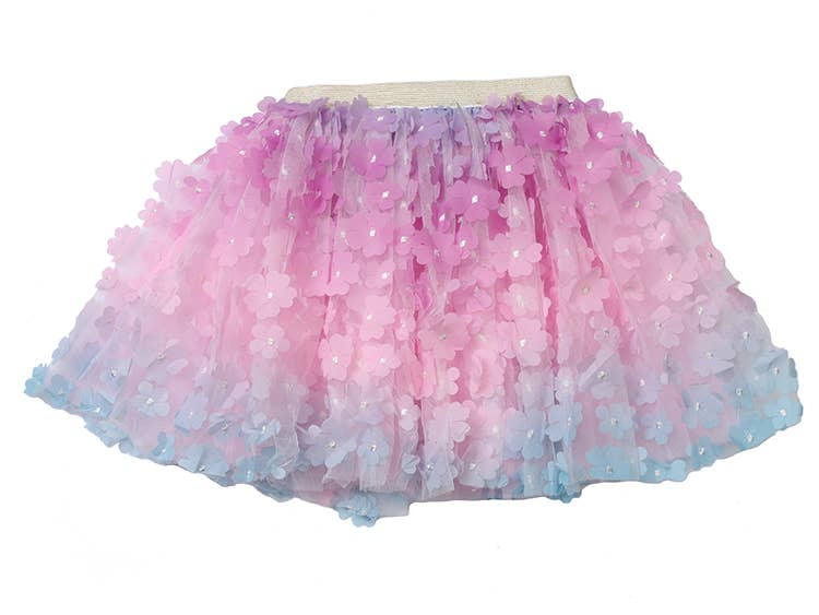 Sparkle Sisters by Couture Clips - Ombre Flower Tutu: 2-6 year / Pink